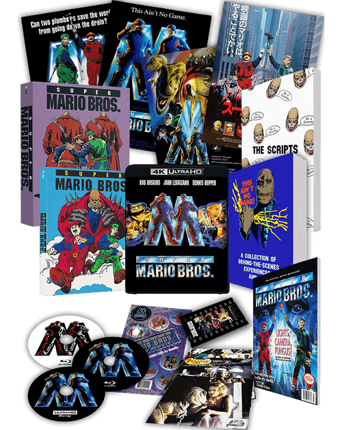 TRUST THE FUNGUS - Super Mario Bros. 30th Anniversary Collector's Edition (3 Disc - 4K UHD + 2 Blu-Rays +Books +Film Cell +Posters +Stickers +Artcards +Slipcase +Rigid Case) (1993)
