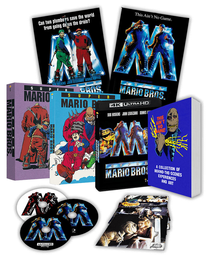 Super Mario Bros. 30th Anniversary Collector's Edition (3 Disc - 4K UHD + 2 Blu-Rays +Book +Artcards +Slipcase +Rigid Case) (1993)