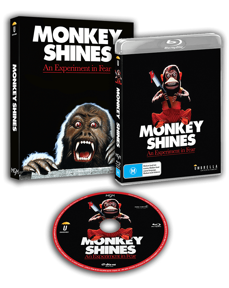 Monkey Shines: An Experiment In Fear (1988) (Blu-ray)