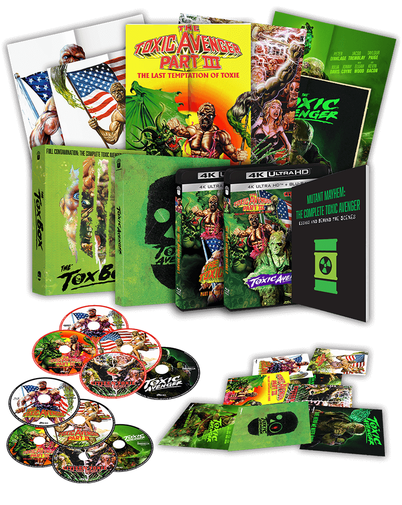The Tox Box: Complete Toxic Avenger (1985, 1989, 1989, 2000, 2025) 4K & Blu-ray Collector's Edition