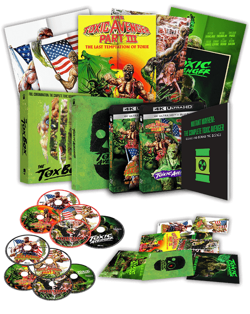 The Tox Box: Complete Toxic Avenger (1985, 1989, 1989, 2000, 2025) 4K & Blu-ray Collector's Edition