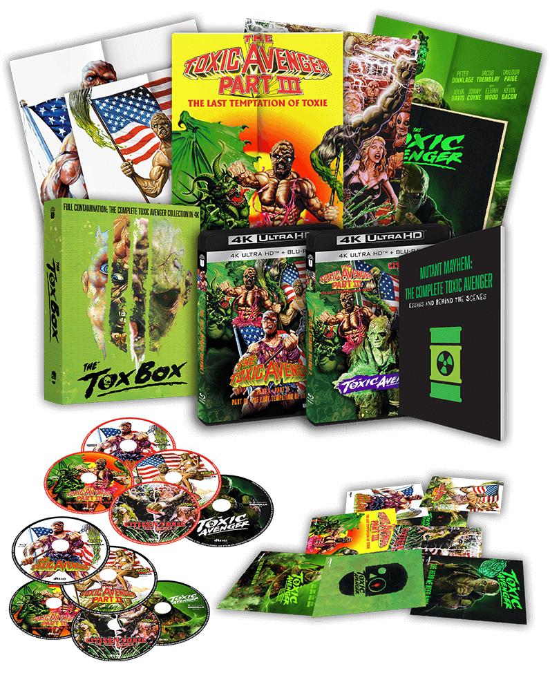 The Tox Box: Complete Toxic Avenger (1985, 1989, 1989, 2000, 2025) 4K & Blu-ray Collector's Edition
