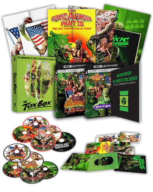 The Tox Box: Complete Toxic Avenger (1985, 1989, 1989, 2000, 2025) 4K & Blu-ray Collector's Edition
