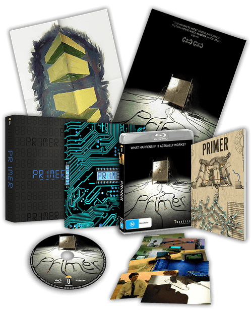 Primer (2004) Collector's Edition (Blu-Ray +Book +Rigid case +Slipcase +Poster +Artcards)