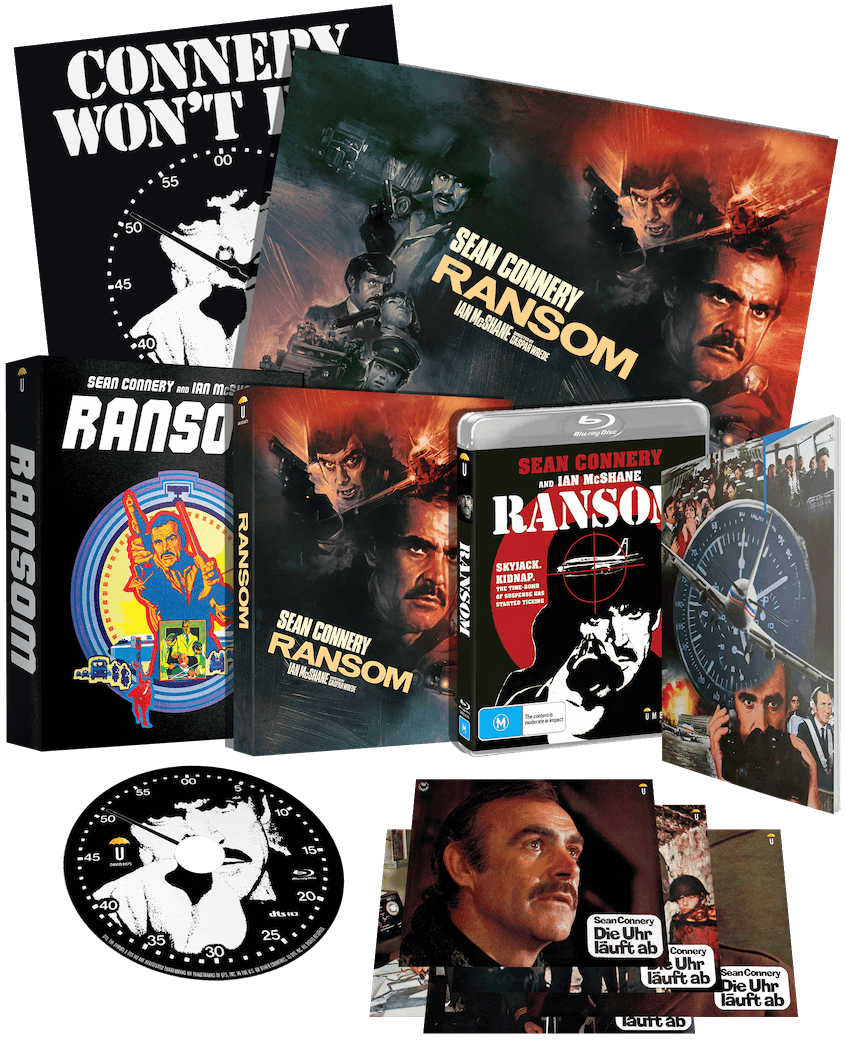 Ransom (aka The Terrorists) (1974) Collector's Edition (Blu-Ray +Book +Rigid case +Slipcase +Poster +Artcards)