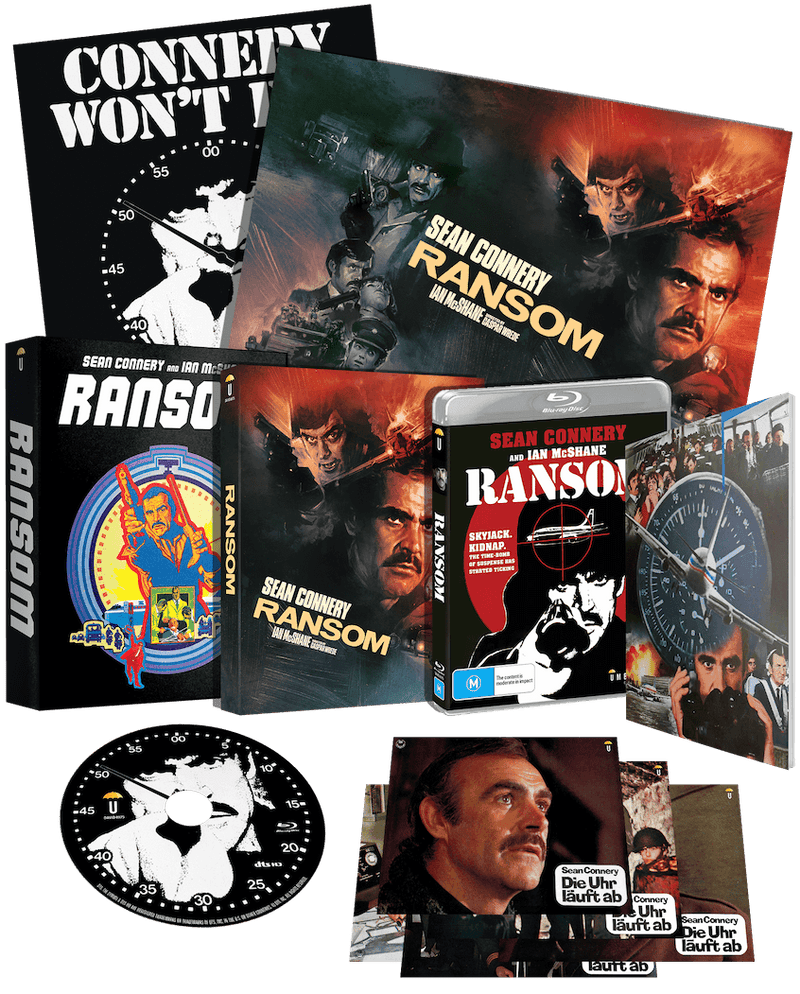 Ransom (aka The Terrorists) (1974) Collector's Edition (Blu-Ray +Book +Rigid case +Slipcase +Poster +Artcards)