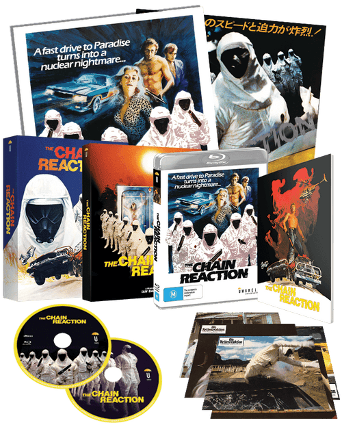 The Chain Reaction (1980) Collector's Edition (Blu-Ray +CD +Book +Rigid case +Slipcase +Poster +Artcards)