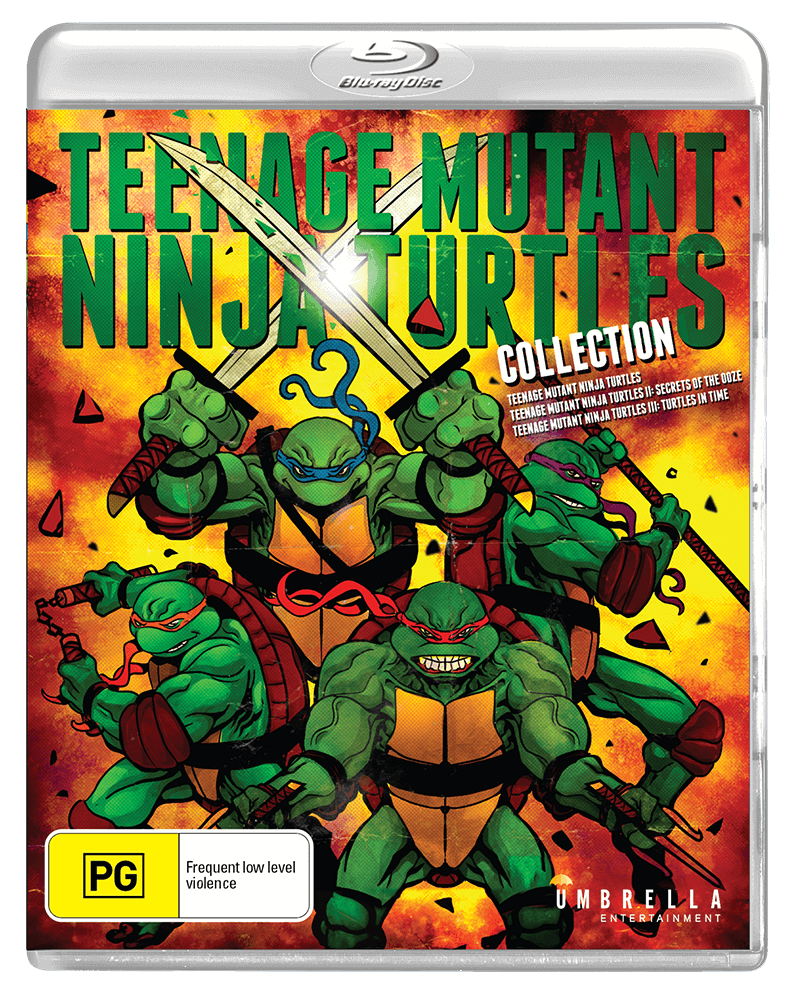 Teenage Mutant Ninja Turtles Trilogy - 3 Movies (3 Blu-Ray Discs) (1990, 1991, 1993)