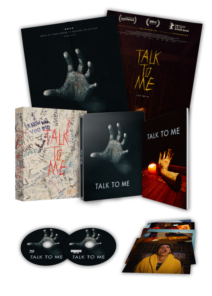 Talk To Me Collector's Edition (SteelBook +4K UHD +Blu-Ray +Rigid Case +Book +Artcards +Poster) (2023)