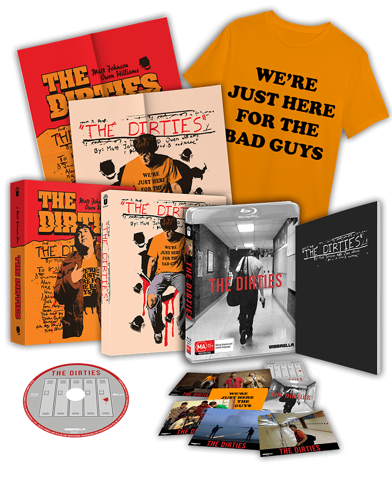 ONLY THE BAD GUYS - The Dirties T-shirt Collector’s Bundle