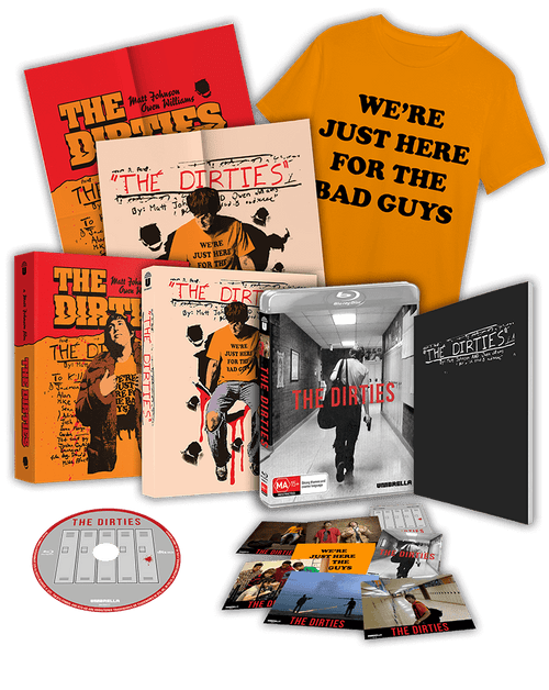 ONLY THE BAD GUYS - The Dirties T-shirt Collector’s Bundle