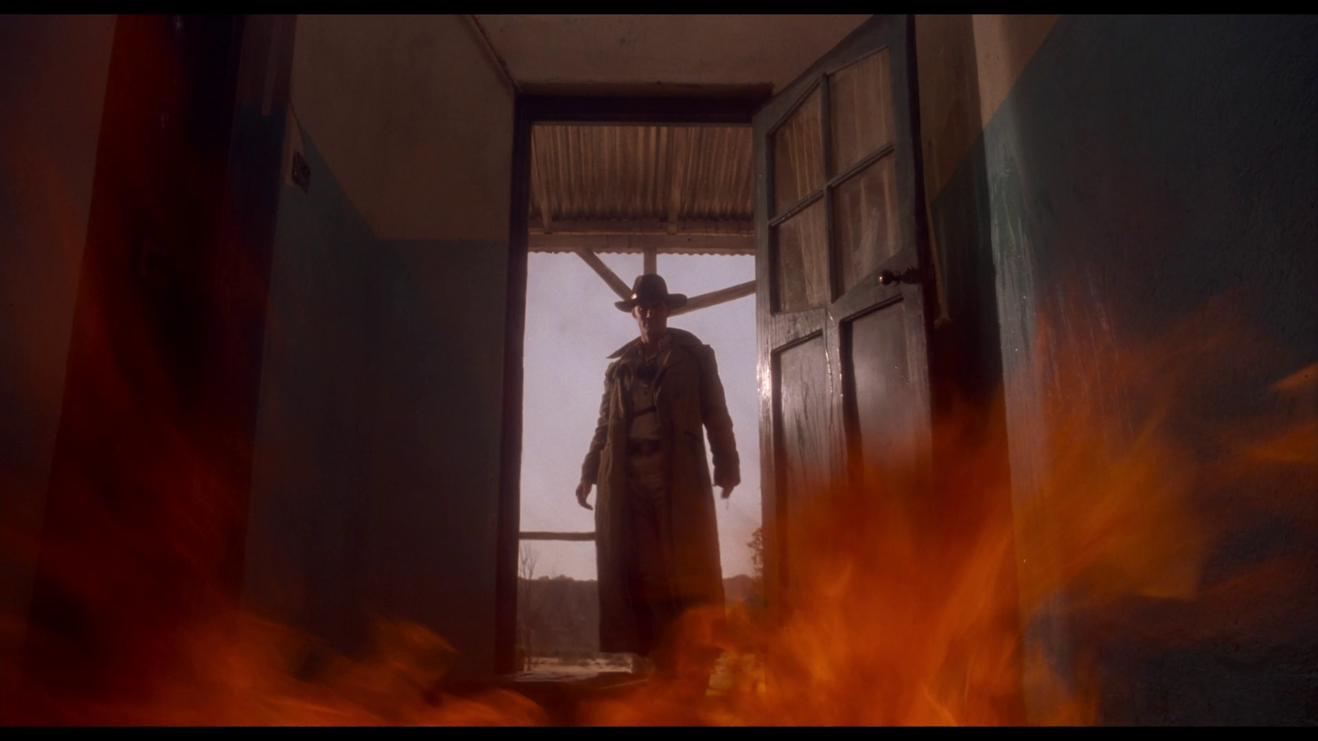 Still from Dust Devil (1992) 4K & Blu-ray T-Shirt Collector's Edition (+ Color Out Of Space)
