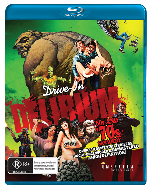 Drive In Delirium: Hi Def Hysteria - 60'S & 70'S Savagery (2016) Blu-Ray