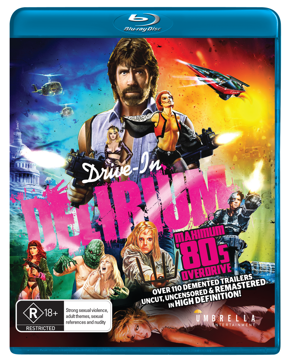 Drive In Delirium: Hi Def Hysteria - Maximum 80S Overdrive (2017) Blu-Ray