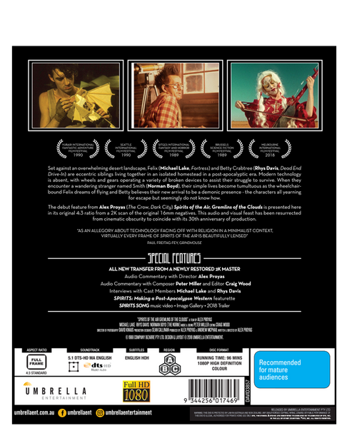 Spirits Of The Air, Gremlins Of The Clouds (1987) (Beyond Genres #5) Blu-Ray
