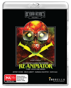 Re-Animator (1985) (Inc. Unrated & Integral Cuts) (Beyond Genres #1) Blu-Ray