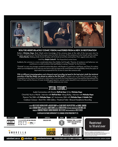 Bad Boy Bubby (1993) (Beyond Genres #7) Blu-Ray