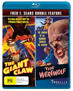 Fred F. Sears Double Feature : The Giant Claw (1957) & The Werewolf (1956) Blu-Ray