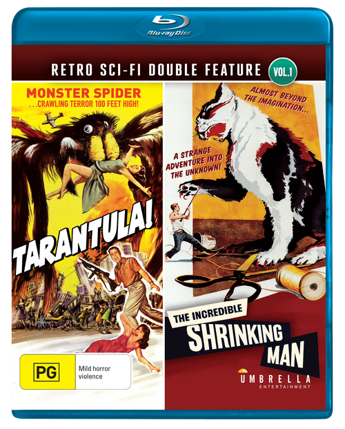Tarantula (1955) & The Incredible Shrinking Man (1957) (Retro/Sci-Fi Double Feature #1) Blu-Ray