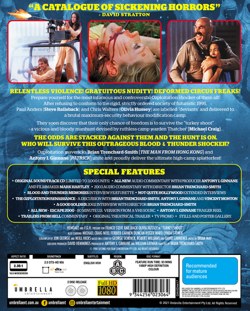 Turkey Shoot (1982) (Ozploitation Classics #7) Blu-Ray