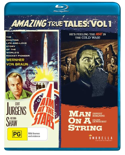 AMAZING TRUE TALES, VOLUME 1: I AIM AT THE STARS + MAN ON A STRING (BLU-RAY)