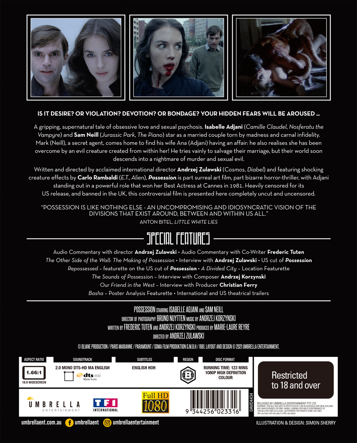 Possession (1981) (Beyond Genres #11) Blu-Ray