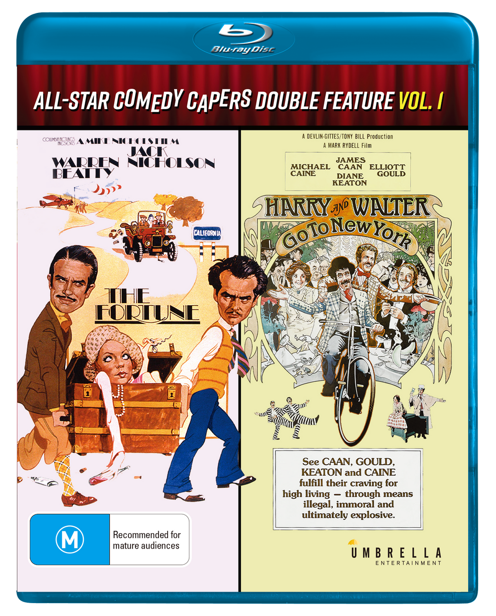 The Fortune (1975) & Harry And Walter Go To New York (1976) (All-Star Comedy Capers Double Feature #1) Blu-Ray
