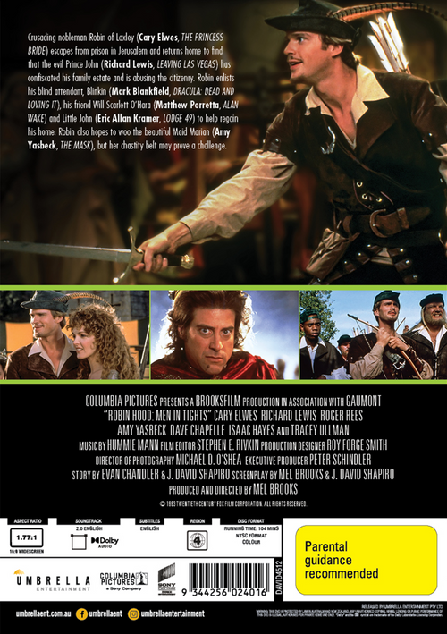 Robin Hood Men In Tights (1993) DVD