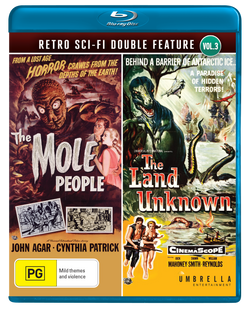 The Land Unknown (1957) & The Mole People (1956) (Retro/Sci-Fi Double Feature #3) Blu-Ray