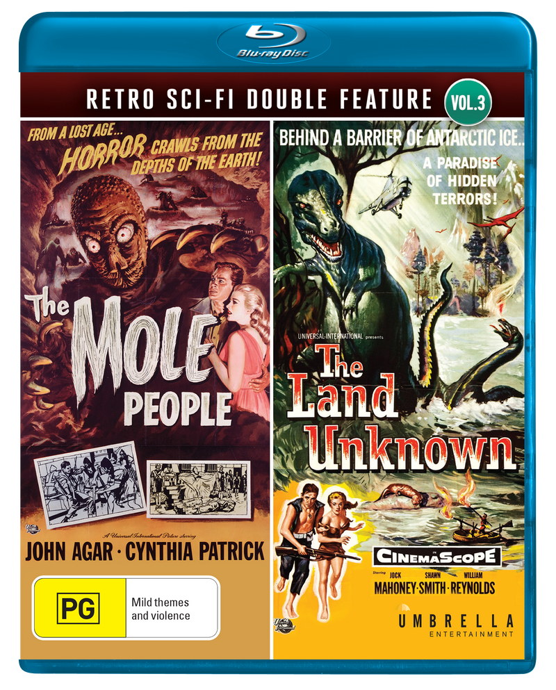 The Land Unknown (1957) & The Mole People (1956) (Retro/Sci-Fi Double Feature