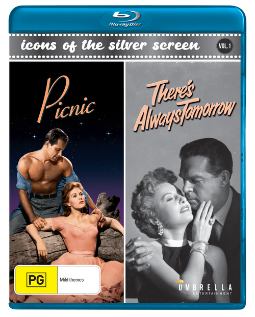 Picnic (1955) & There's Always Tomorrow (1955) (Icons Of The Silver Screen #1) Blu-Ray