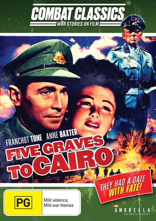 Five Graves To Cairo (1943) (Combat Classics) DVD