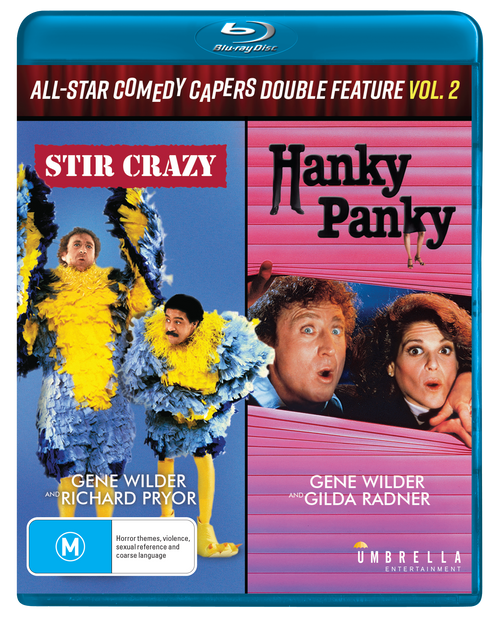 Stir Crazy (1980) & Hanky Panky (1982) (All-Star Comedy Capers Double Feature #2) Blu-Ray
