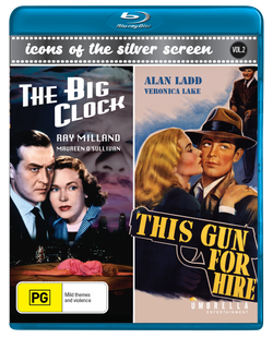 The Big Clock (1948) & This Gun For Hire (1942) (Icons Of The Silver Screen #2) Blu-Ray
