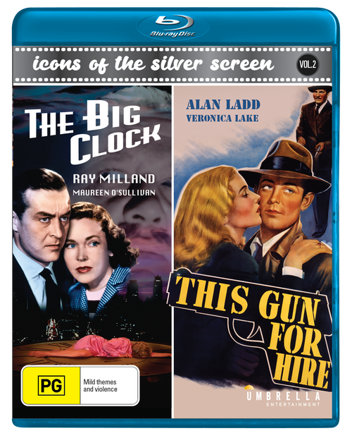 The Big Clock (1948) & This Gun For Hire (1942) (Icons Of The Silver Screen #2) Blu-Ray