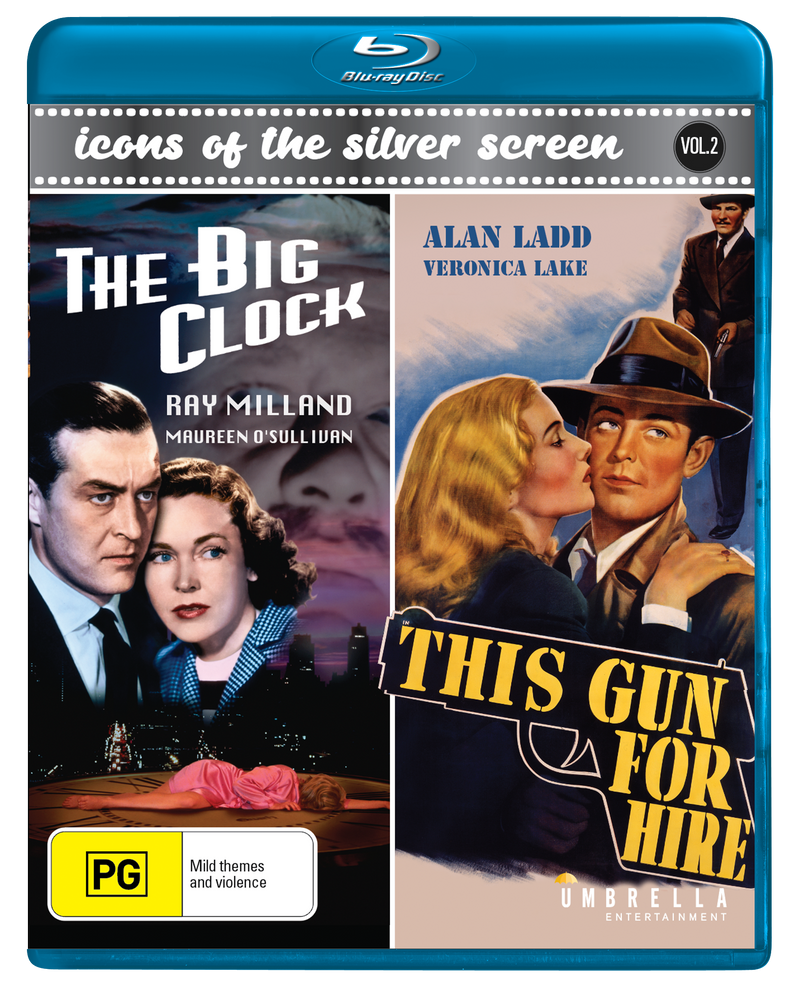 The Big Clock (1948) & This Gun For Hire (1942) (Icons Of The Silver Screen