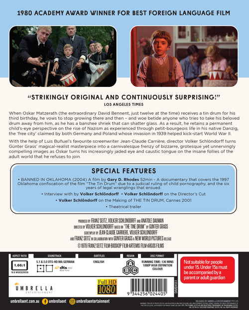 The Tin Drum (1979) (World Cinema #6) Blu-Ray