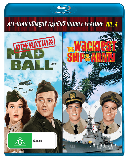 Operation Mad Ball (1957) & The Wackiest Ship In The Army (1960) (All-Star Comedy Capers Double Feature #4) Blu-Ray
