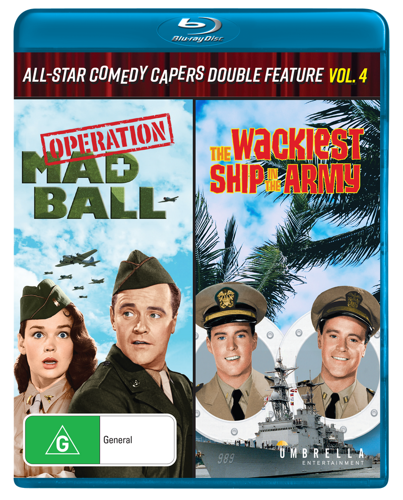 Operation Mad Ball (1957) & The Wackiest Ship In The Army (1960) (All-Star Comedy Capers Double Feature