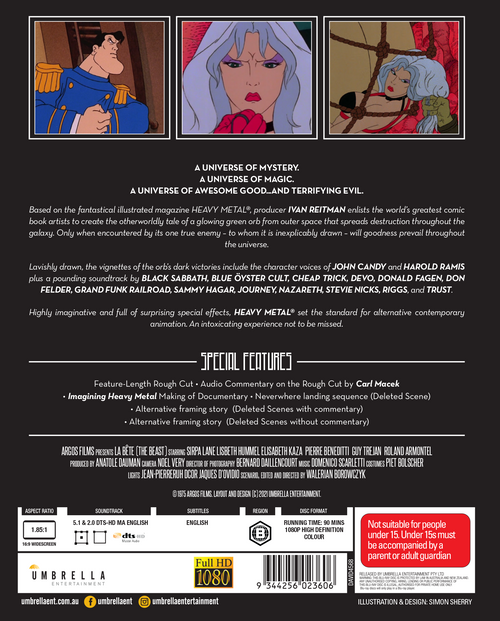 Heavy Metal (1981) (Beyond Genres #16) Blu-Ray