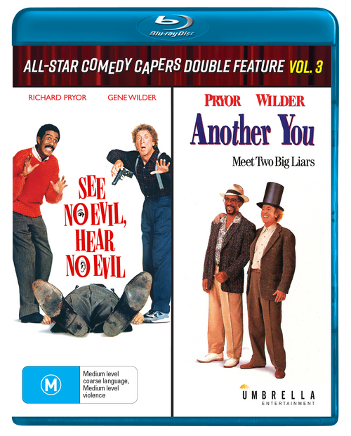 See No Evil, Hear No Evil (1989) & Another You (1991) (All-Star Comedy Capers Double Feature #3) Blu-Ray