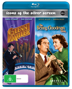 Glenn Miller Story (1959) & Benny Goodman Story (1956) (Icons Of The Silver Screen #3) Blu-Ray