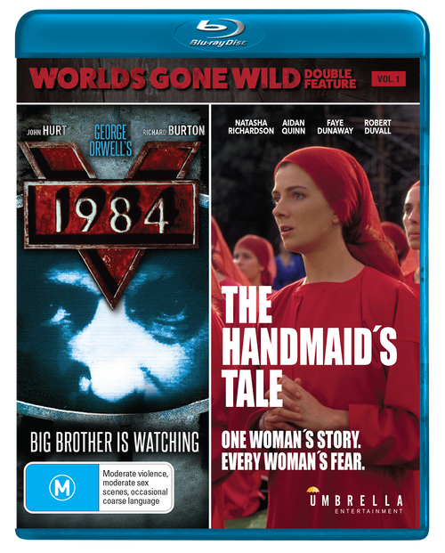 1984 (1984) & The Handmaid's Tale (1990) (Worlds Gone Wild Double Feature #1) Blu-Ray
