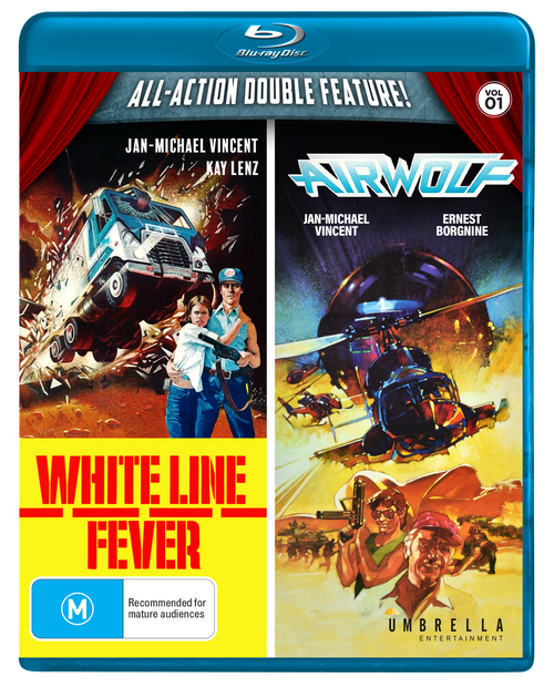 White Line Fever (1975) & Airwolf (1984) (All Action Double Feature #2) Blu-Ray