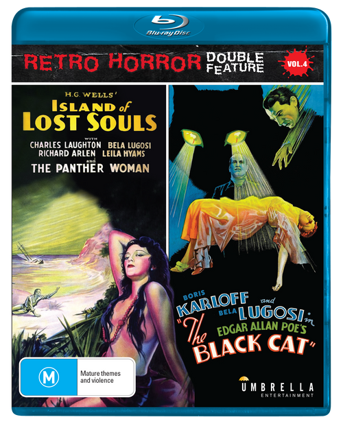 Island Of Lost Souls (1932) & The Black Cat (1934) (Retro Horror #4) Blu-Ray