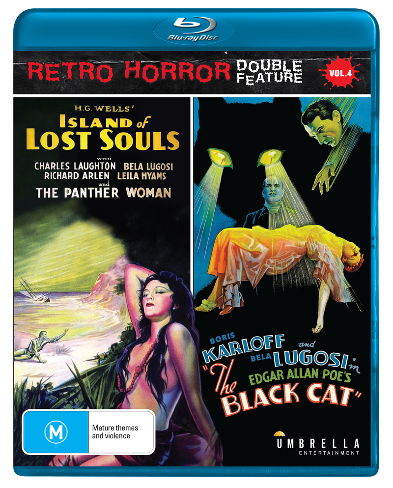 Island Of Lost Souls (1932) & The Black Cat (1934) (Retro Horror