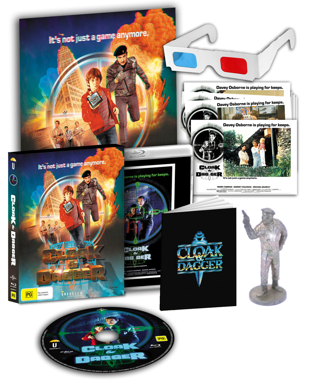 Cloak & Dagger Collector's Edition (+Pewter Figure +3D Poster +Lobby Cards) (1984)