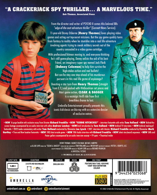 Cloak & Dagger (Blu-Ray) (1984)