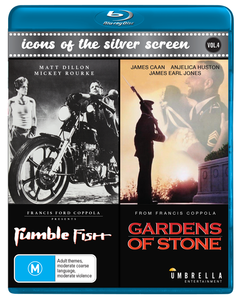 Rumble Fish + Gardens Of Stone (Icons Of The Silver Screen Vol. 4) (Blu-ray) (1983, 1987)