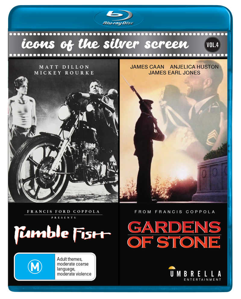 Rumble Fish + Gardens Of Stone (Icons Of The Silver Screen Vol. 4) (Blu-ray) (1983, 1987)